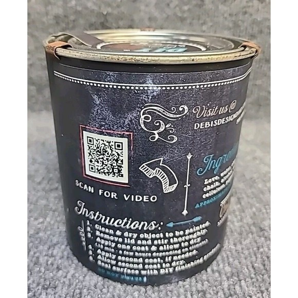 NEW Debi's Design Diary DIY Chalk Paint in Liquid Sunshine Yellow 32 fl oz Quart - Picture 3 of 4